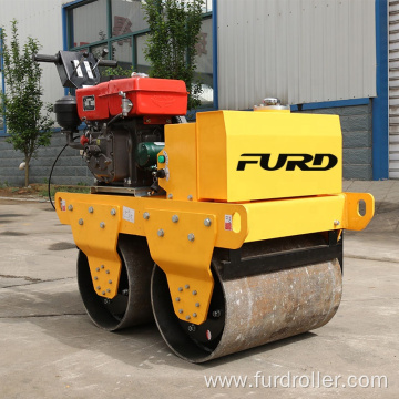 Steel wheel road roller single drum walking behind diesel engine FYL-S600CS